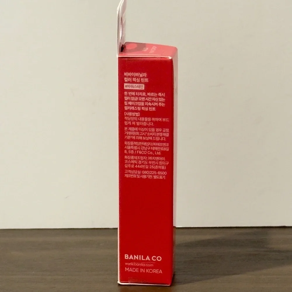Banila Co B. By Banila Color Fixing Tint PK01 Pink Drop Lip Stain 4g NEW Korea